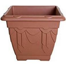 Pots, Plants & Cultivation Whitefurze 22Cm Square Venetian Pot Garden Flower Planter