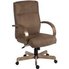 Brown Chairs Teknik Glencoe Microfibre Executive Office Chair