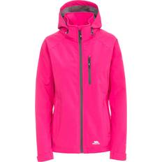 Dam - Gula - Softshelljacka Jackor Trespass Womens Softshell Jacket Hooded Lorina Pink