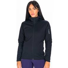 Salomon Women's GORE-TEX INFINIUM WINDSTOPPER Softshell Jacket, XL, Deep Black