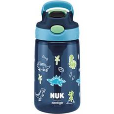 Nuk Auslaufsichere Becher Nuk Easy Straw Cup 420ml Dinos Blau