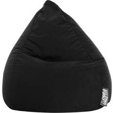 Noir Poufs Magma Easy Black Pouf