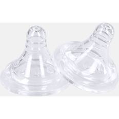 Natural Baby Bottles & Tableware Lola & Lykke Set of Two Natural Flow Nipple Teats