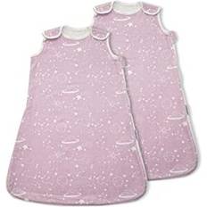 Purple Sleeping Bags Baby sleeping bags 100% soft organic cotton, 3-18 months, pack of 2 lilac