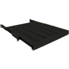 Udtrækshylde til 19" Rackskab D:800mm, [Levering 1 hverdag]