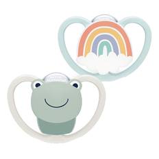 Nuk Space Pacifier Silicone 0-6 M 2-pack