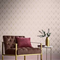 Graham & Brown Rene Wallpaper 105925 in Blush Pink