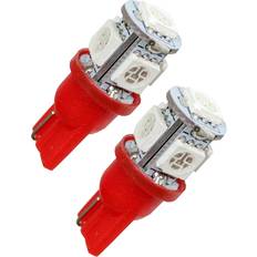 Ledson Röd LED-lampa W5W 12 V 2-pack