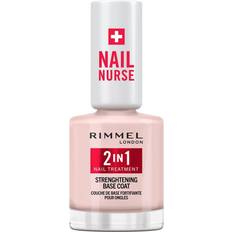 Base Coats Rimmel Nail Nurse 2 In 1 Nail Treatment Strengthening Base Coat 12ml