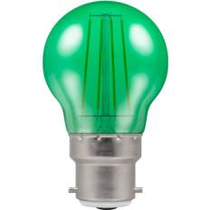 Light Bulbs Crompton LED Filament Harlequin Round BC B22 4W Green