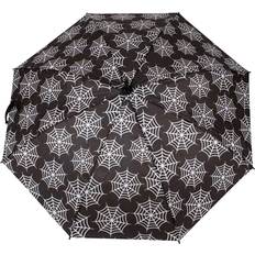 Umbrellas Gothic Regenschirm mit Spinnweben Motiv Gothic Mode