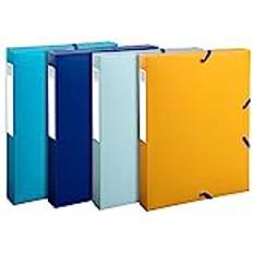 Exacompta Bee Blue Box File A4