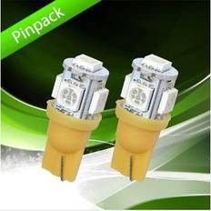 Gul/Orange LED-lampa W5W 12 V 2-pack