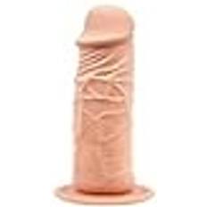 Dildo sugpropp Sexleksaker BAILE Barbara Calvin: Realistisk Dildo med Sugpropp, 20 cm