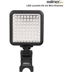 Walimex Pro LED Leuchte 64 mit Mini-Klemme