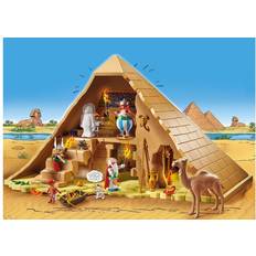 Playmobil Asterix: Faraoens Pyramid 71148 Obelix, Asterix, Miraculix, Numerobis, Schraubzieris, Idefix, Toys for Children från 5 år [exklusivt på Amazon]