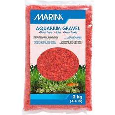 Marina orange decorative aquarium gravel, 2kg 4.4 lb fish tank