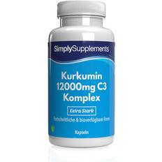 Simply Supplements Curcumin 12000mg C3 Complex 90 pcs