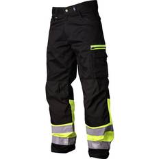 Vidar Arbetskläder & Utrustning Vidar Vidar Workwear V500551C156 Arbetsbyxa svart/gul Svart/gul