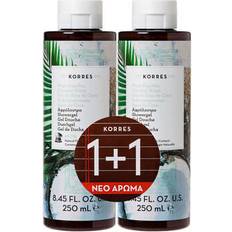 Korres coconut water shower gel 1+1 250ml