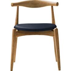 Carl Hansen & Søn CH20 Oiled Oak/Leather Köksstol 73cm