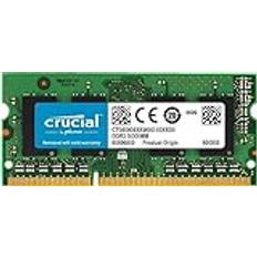 Crucial SO-DIMM DDR3L RAM Memory Crucial Crucial RAM CT102464BF160B 8 GB DDR3 1600 MHz CL11 SODIMM låg spänning bärbar dator notebook minne