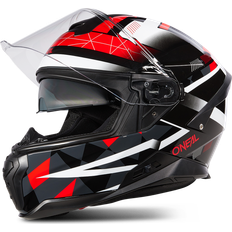 Unisex Motorcycle Helmets O'Neal challenger exo enduro mx motorrad helm schwarz/rot/weiß 2024 Schwarz 59-60cm Erwachsene, Unisex