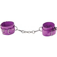 Paars Gags Ouch! Leather Cuffs Purple