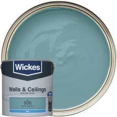 Paint Wickes Vinyl Matt Emulsion Ostrich Egg No.936 Wall Paint Ostrich Egg Blue 2.5L
