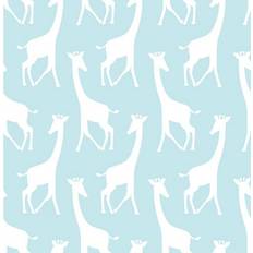 WallPops Blue Giraffes Smooth