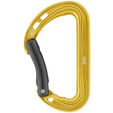 Petzl Karabiner & Quickdraws Petzl Letvægts Karabin, Buet Låsepal, Gul