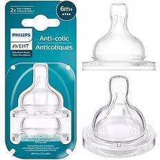Philips avent flaska Philips Avent Anti-colic SCY764/02 Sugnapp För Flaska 6 m+ Fast Flow 2 st