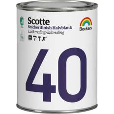 Beckers Lackfärg Scotte 40 Snickerifinish Halvblank 1L Antikvit