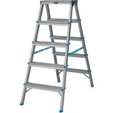 Mac Allister 5 Tread Aluminium Step Ladder H1.08M