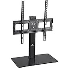 Maclean Universal TV Stand Tempered Glass Base 32-65"
