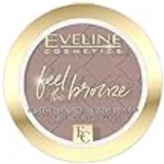 Eveline Cosmetics Feel The Bronze Bronze og kontur kompakt pudder Skygge 01 Milky Way 4 g