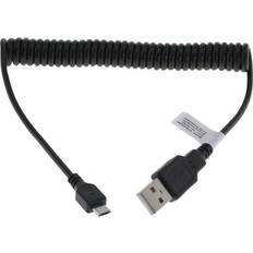 Goobay Micro USB Spiralkabel 1m