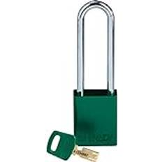 Security Brady ALU-GRN-76ST-KD SafeKey Aluminum Lockout Padlocks