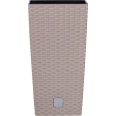 Pots, Plants & Cultivation URBN Living H 33cm D17cm, Beige Square Plant Pot Flower Planters