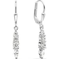 Argent Boucles d'oreilles FAVS Boucles d'oreilles 88428102 925 Argent Blanc