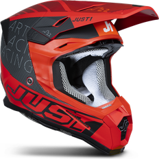 Just1 Casco de Cross J22 Dynamo Rojo-Negro 61-62cm Adulto