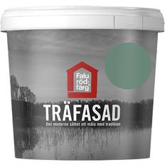 Falu Rödfärg Oljebaserade Målarfärg Falu Rödfärg TRÄFASAD Träfasadsfärg Grön 1L
