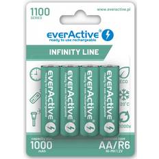 Rechargeable batteries R6/AA 1100 mAH, blister 4 PCS. INFINITY LINE, ready-to-use technology