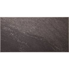 Flooring B&Q Dark Grey Stone Effect PVC Luxury Vinyl click Flooring