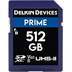 512 GB - SD Minneskort Delkin Devices 512GB Prime UHS-II V60 SDXC Memory Card