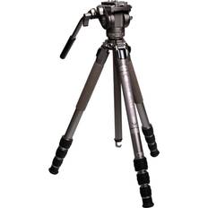 Sirui Camera Tripods Sirui GT04 Dreibeinstativ mit Videoneiger GT5 Matt Silber Aluminium