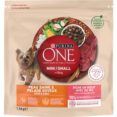 Purina ONE Hunde Kæledyr Purina ONE 2x1,5kg Mini Skin & Coat