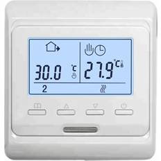 Fontanería Luxus-Time Raumthermostat für Fußbodenheizung LXW-7206 in Weiß