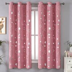 Shein Star & Moon Printed Wide Blackout Curtain 1pc
