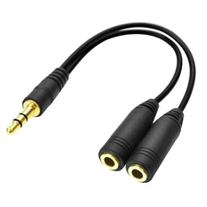 Mic splitter Shein 3.5mm Phone Earphone Mic Conversion Cable, 1 To Splitter Extension